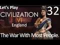 The Great War With Most People - Civilization VI Gathering Storm as England - Part 032 - Let's Play