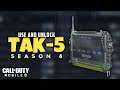 HOW TO USE AND UNLOCK TAK-5 OPERATOR SKILL IN COD MOBILE IN HINDI || SEASON 8 NEW OPERATOR SKILL