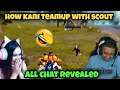 Kani gaming teamup with scout | All chat revealed | kani gaming vs jonathan funny pan fight