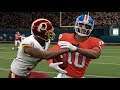 Madden 20 Gameplay - Super Bowl XXII Rematch Denver Broncos vs Washington Redskins – Madden NFL 20