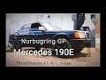 Merc 190E ||Nurbugring GP || IRL Video Overlay ||Thrustmaster Racing Wheel