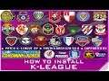 PES 2020 | How to install K-League 1 & 2 | PlayStation 4