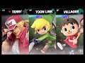 Super Smash Bros Ultimate Amiibo Fights   Terry Request #266 Terry vs Toon Link vs Villager