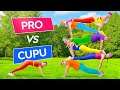 TANTANGAN AKROBATIK TIK TOK SULIT|| PRO vs CUPU! Trik-Trik Senam Tik Tok oleh 123 GO! Challenge