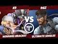 Thunder Smash 3 SSBU - TG K9 (Wolf, Sheik) VS BR RGZ (Snake) Smash Ultimate Winners Bracket