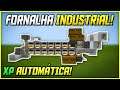 A FORNALHA AUTOMÁTICA MAIS FÁCIL DE TODAS no MINECRAFT BEDROCK! | TUTORIAL