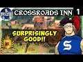 CROSSROADS INN Gameplay Ep 1 - SURPRISINGLY GOOD! - New Tycoon Sim Strategy Game 2019