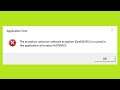Fix - The Exception Unknown Software Exception 0xe0434352 Occurred in The Application at Location