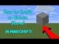 How to get or obtain Stone in Minecraft!