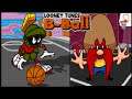 Looney Tunes B Ball playing as Marvin the Martian & Yosemite Sam