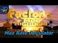 Max Rate Calculator | Factorio Mod Highlight
