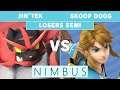 Nimbus #47 Jin~Tek (Falco + Incineroar) vs Skoop Dogg (Palutena + Link) Losers Semi - Smash Ultimate