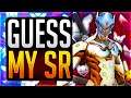 "THIS GUY IS SILVER!? WHAT!?" Overwatch Guess My SR #1