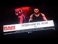 WWE2K19 RAW  SPIDER HAMELD DEBUT DE  MARVEL  VIRAL