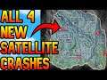 *ALL* 4 NEW SATELLITE CRASH POINTS OF INTEREST! WARZONE SEASON 4 "GROUND FALL" EVENT & MAP UPDATE!