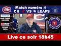 Canadiens VS Maple Leafs Match 4 Live