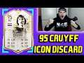 DISCARD 95 Johann CRUYFF Prime ICON MOMENTS 🔥 FIFA 22 Ultimate Team Pack Opening Animation Gameplay