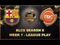 FC Barcelona vs Team Reciprocity | Season 8 RLCS | League play Week 1