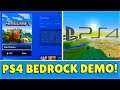 MINECRAFT PS4: BEDROCK EDITION - DEMO VERSION COMING TO THE GAME!