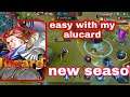 new season game with my alucard easy win
