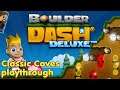 Boulder Dash Deluxe - Classic caves playthrough. Gameplay PL