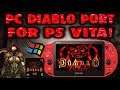 Diablo PC Game Ported Onto PS Vita! Setup Guide!