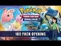Pokémon TCG Online: Cosmic Eclipse 100 pack opening!