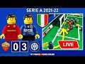 Roma Inter 0-3 • Serie A 2021/22 • Sintesi e Gol Calhanoglu • All Goals & Highlights Lego Football