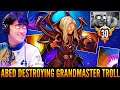 👉 ABED Giving A Lessons To Enemy Team With Invoker - Playing Against GRANDMASTER Troll Warlord