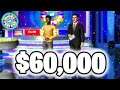 How I Won $60K In ONE ROUND of Wheel of Fortune! I'm The GOAT! Wheel of Fortune Funny Moments