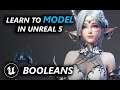 Learn to Model inside Unreal Engine 5! Using Booleans