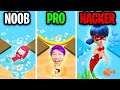 NOOB vs PRO vs HACKER In STOP THE FLOW! (ALL LEVELS!)