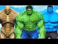 The Incredible Hulk vs Abomination vs Blue Hulk - Epic Battle