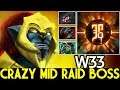 W33 [Huskar] Crazy Mid Raid Boss Totally Destroyed 7.23 Dota 2