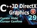 C++ 3D DirectX Tutorial [Cursor Hide / Cursor Confine]