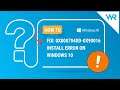 Fix: 0x800704DD-0x90016 install error on Windows 10