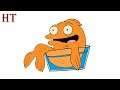 How to Draw Klaus from American Dad easy for beginners