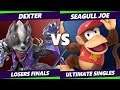 Smash Ultimate Tournament - Dexter (Wolf) Vs Seagull Joe (Palutena, Y Link, Diddy) S@X 312 SSBU LF