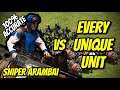 SNIPER ARAMBAI vs EVERY UNIQUE UNIT | AoE II: Definitive Edition
