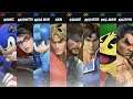 Super Smash Bros. Ultimate: 5-Stock 8-Player Team Battles (SEGA VS. Capcom VS. Konami VS. Namco)