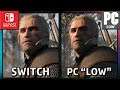 The Witcher 3 | Switch VS PC LOW | Graphics Comparison & Frame Rate Trailer