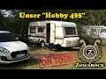Zowarock on Tour ⛱🚗 Unser Hobby 455 Wohnwagen vorstellung