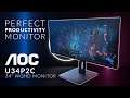 AOC U34P2C Unboxing & Review - Ultrawide Monitor