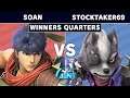 AON Ultimate #046   GG  Soan (Ike) Vs GG  Stocktaker69 (Wolf) Winners Quarterfinals - Smash Ultimate