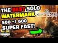 New World - How to SOLO Your Watermark 560-600!