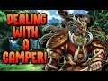 DEALING WITH A CAMPER IN RANKED DUEL! MR POSEIDON MAINS! - Masters Ranked Duel - SMITE