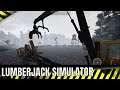 FIRST ATTEMPTS OF SOME ACTUAL TREE CUTTING AND LOADING | LUMBERJACK SIMULATOR - Episode 2