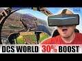 HOW is this possible? DCS World 30% VR performance boost with one click!