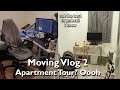 Moving Vlog 2 - Tour of my Apartment? Oooooh