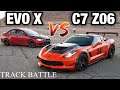 MY FIRST TIME ATTACK COMPETITION! Corvette C7 Z06 vs Evo X